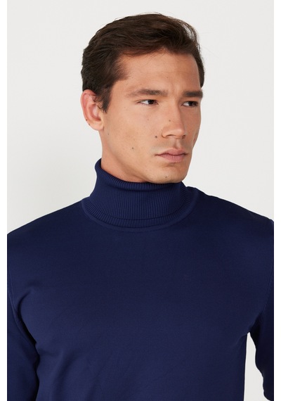 AC&Co / Altınyıldız Classics ERKEK LACI Standart Fit Normal Kesim Tam Balıkçı Yaka Yumuşak Dokulu Basic Triko Kazak Çok Renkli AC&Co / Altınyıldız Classics ERKEK LACI Standart Fit Normal Kesim Tam Balıkçı Yaka Yumuşak Dokulu Basic Triko Kazak Çok Renkli