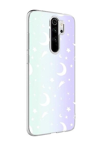 Xiaomi Redmi Note 8 Pro Kılıf M-blue Desenli Kılıf Moon No4