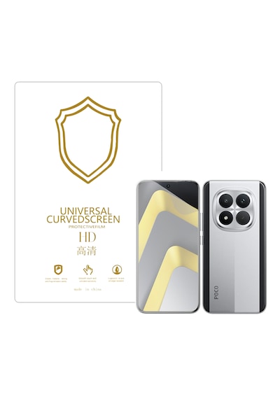 Microcase Xiaomi Poco M8 İle Uyumlu Full Tpu Nano Ön Ekran Koruma Filmi - Ekm101