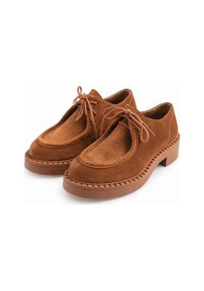 5in1Canpolat Taba Bağcıklı Loafer 20467