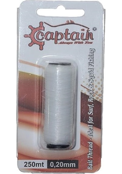 Captain 7650 Yem Sarma İpi 250mt Canlı Yem İçin Elastik İp 0.20mm Standart