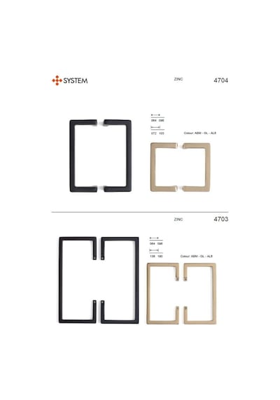 System Mobilya Kulbu Antik Renk 64mm Adet Kulp Sy4704 0064 Abm Çok Renkli