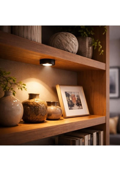 3w Led Sıva Üstü Mini Spot 220v Günışığı 6 Cm Mobil Raf & Dolap Aydınlatma Diğer