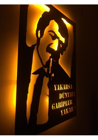 Müslüm Gürses Led Işıklı Tablo (523663838)