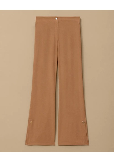 Scl Paça Detaylı Tam Boy Pantolon Camel
