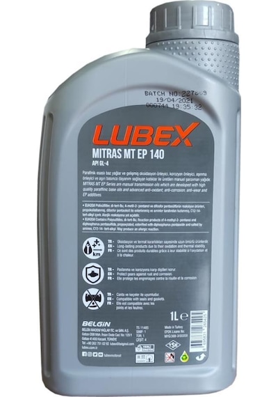 Lubex Mitras Mt Ep 140 Manuel Şanzıman Yağı 1 L