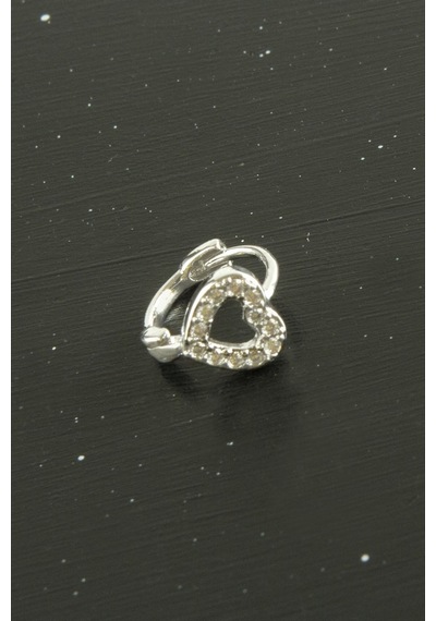 Kalp Lüks Çelik Kulak Burun Piercing 1 Adet Çok Renkli 69863248