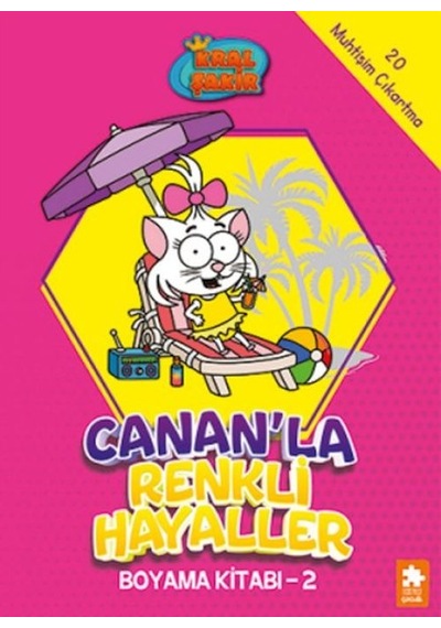 Canan La Renkli Hayaller Boyama Kitabı- 2 - Ezjı-835854