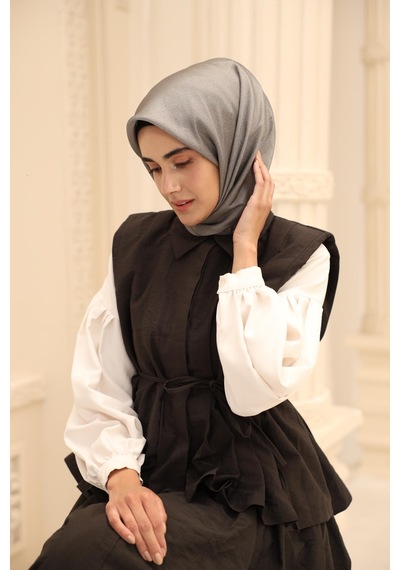 Silk Home Shiny Eşarp 75009-06 Gri, Yeşil