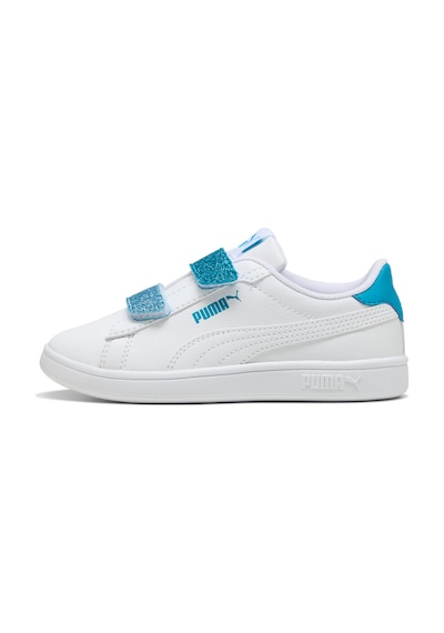 Puma Smash 3.0 L Glıtter Çocuk Ayakkabı 395609 08 Beyaz