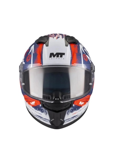 Kask Mt Stınger Rocket C17 Mat Kırmızı/mavi