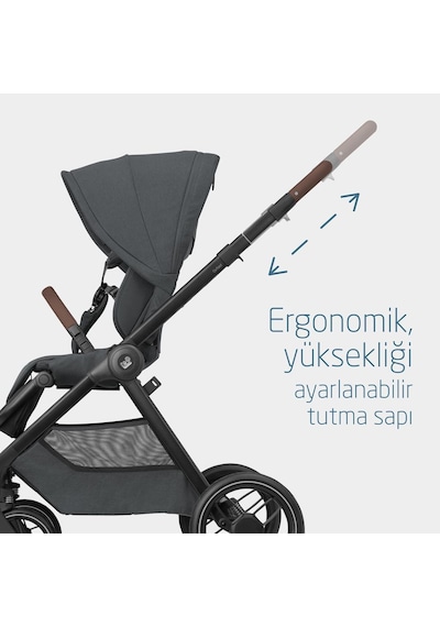 Maxi-Cosi Oxford Çift Yönlü Seyahat Sistem Olabilen Bebek Arabası Twillic Graphite