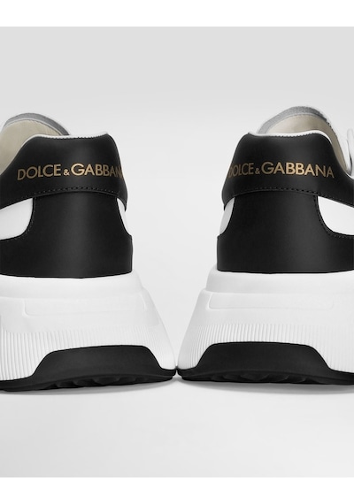 Dolce & Gabbana Daymaster White Sneakers In Nappa Calfskin Beyaz