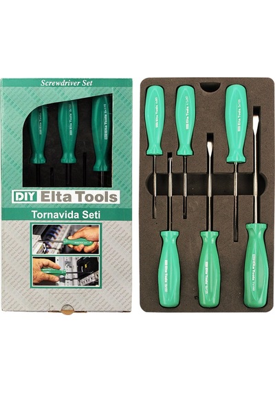 Elta Opak Seri 6 Parça Tornavida Seti 4150008106
