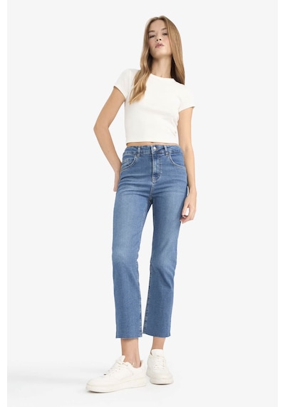 Defacto Crop Flare Fıt Mavi Kadın Jean Pantolon G2217ax/nm28 Mavi