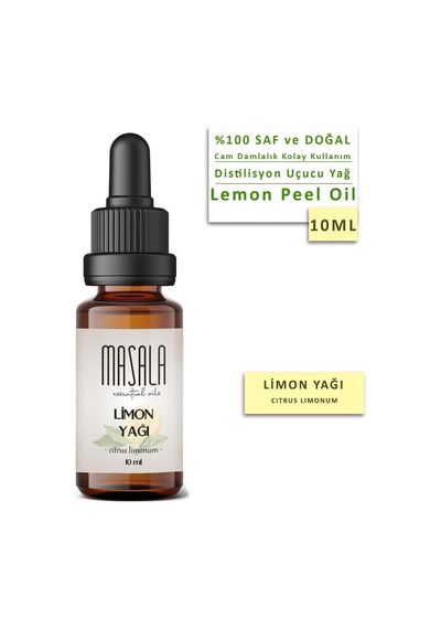 Saf Limon Yağı 10 Ml. Lemon Oil Tekli