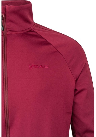 2as Menza Tam Fermuarli Erkek Sweatshirt Bordo 001