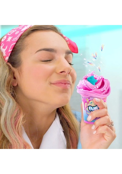 Fluffy Slime Marshmallow Dokulu Mavi