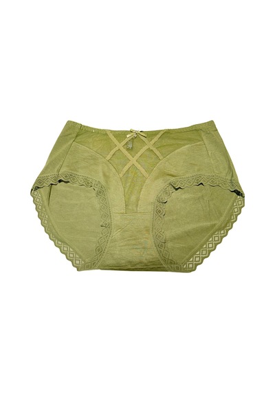 Unreal Underwear 3'lü Set Kadın Yüksek Bel Dantelli Toparlayıcı Külot Pamuklu Ve Rahat Bej