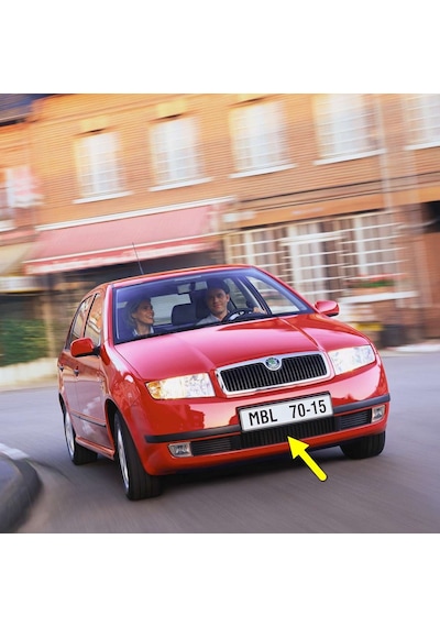 Skoda Fabia MK1 2000-2004 Ön Tampon Orta Izgarası 6Y0853677