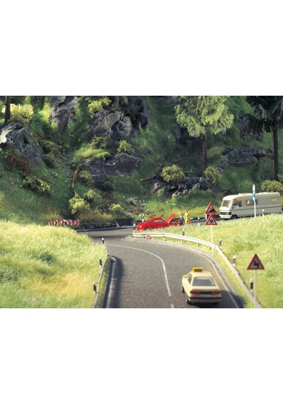 Noch 60706 Köy Yolu Zemini, Asfalt, 100x6.6 cm. 2 Rulo Diorama Ma