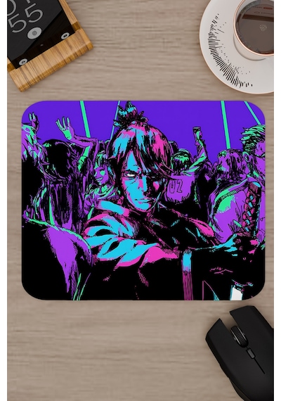 Kat Ana Zero Kaymaz Dikişli Kauçuk Oyuncu Mousepad V4 - 22x18 Gaming Mouse Pad Fare Altlığı