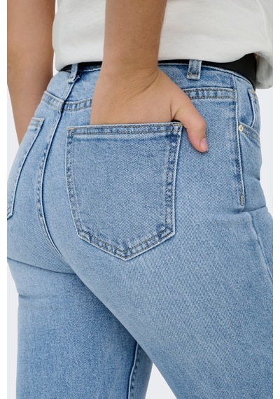 Only Bayan Kot Pantolon 15361608 Açık Mavi Açık Mavi