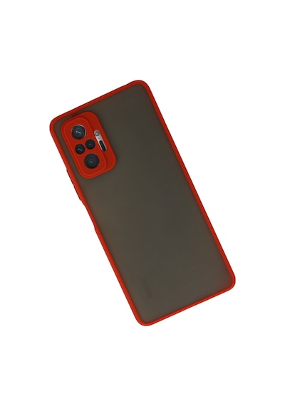 Xiaomi Redmi Note 10 Pro Uyumlu Kılıf Montreal Silikon Kapak - Kırmızı
