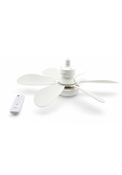 3 Led Aydınlatmalı - Sessiz Çalışma 6 Kanat - Kumanda Tavan Vantilatör Sf-7708 5492
