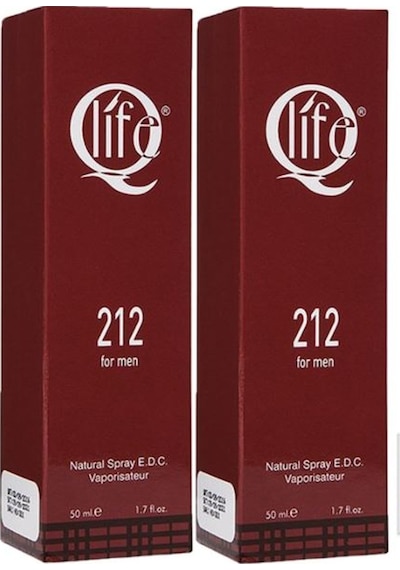 Q Life No:212 Erkek Parfüm EDC 50 ML x 2