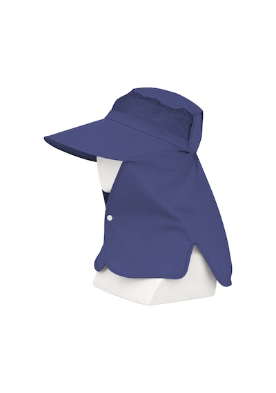 Ense Korumalı Outdoor Şapka - Fileli - Lacivert - Savex Çok Renkli