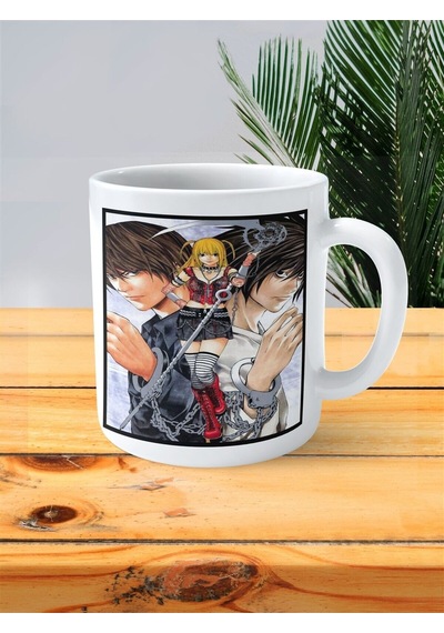 Death Note Baskılı Kupa Bardak Model 2 Çok Renkli