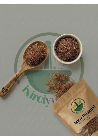 İxirciyusuf Mısır Püskülü Mısır Püskülü Çayı Corn Silk Corn Silk Tea Zea Mays Doğal Kurutulmuş 45 G