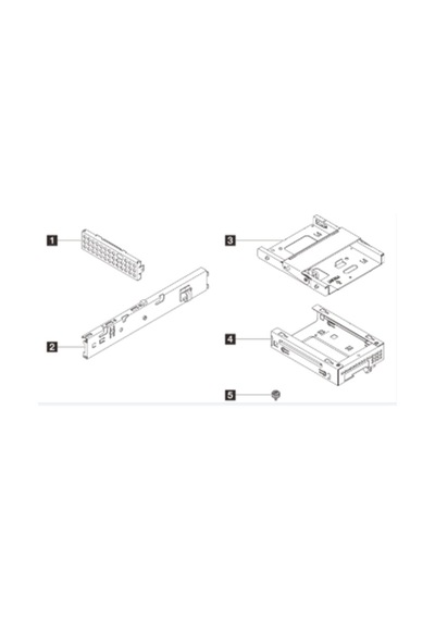 Lenovo St45 V3 1x3.5 Hdd + Odd Cage Kit 4xf7a96626