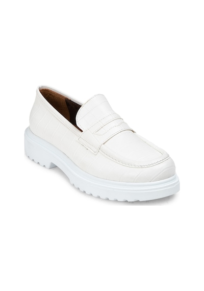 Deery Beyaz Kadın Loafer Ayakkabı - 01903zbyzp02 Beyaz
