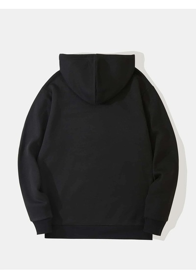 Startmore Harajuka Sokakt Yazılı Grafik Sweat Gri Siyah
