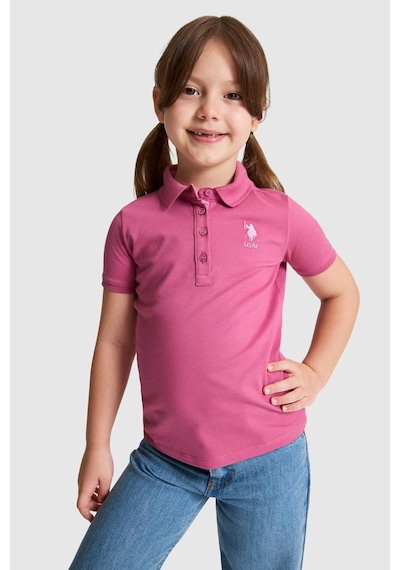 U.S. Polo Assn. U.s. Polo Assn. Çocuk Tişört Fusya