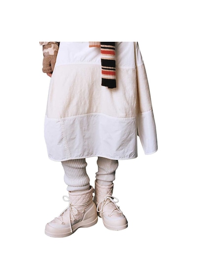 L002 Cream Bot Kadın 80d2500020 Moon Boot Mezzaluna Quilted Mid Wp Krem