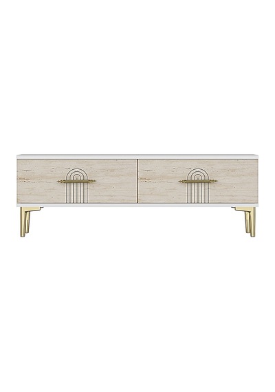 Tsa1215bt - İdatv120 Tv Stand, Tv Sehpası Beyaz - Traverten 120cm