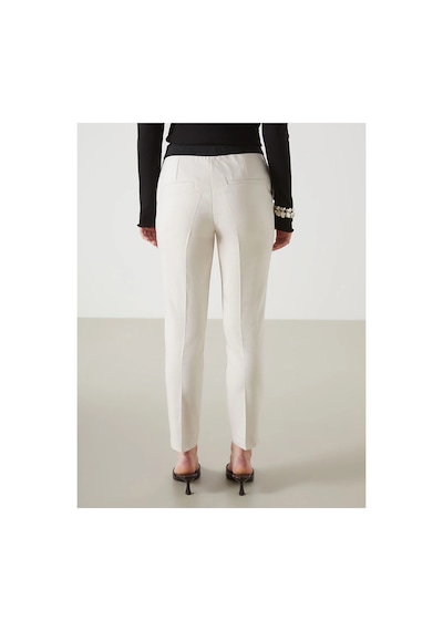LC Waikiki Yeni Sezon Beli Lastikli Dar Fit Kadin Pantolon - S5ık82z8 Stone