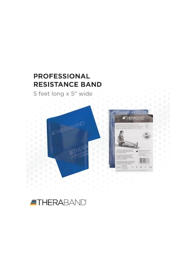 Theraband 20550 Egzersiz Bandı 1.5 Metre Çok Yüksek Sert Mavi Çok Renkli