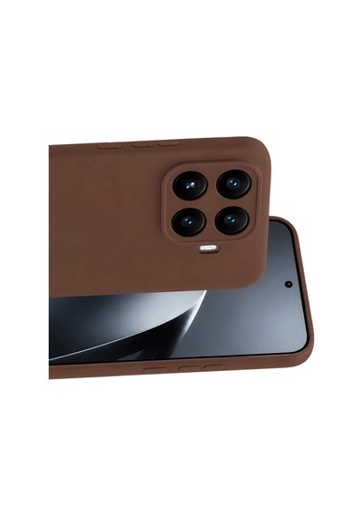 Xiaomi Mi 17t Pro First Silikon - Kahverengi Renkli