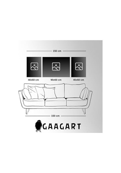 3lü Kanvas Şık Salon Duvar Tablosu Modern Soyut Turuncu At, 40 X 60