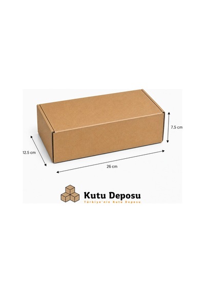 12.5x26x7.5 Cm E-ticaret Ve Kargo Kutusu 100 Adet 1 Adet