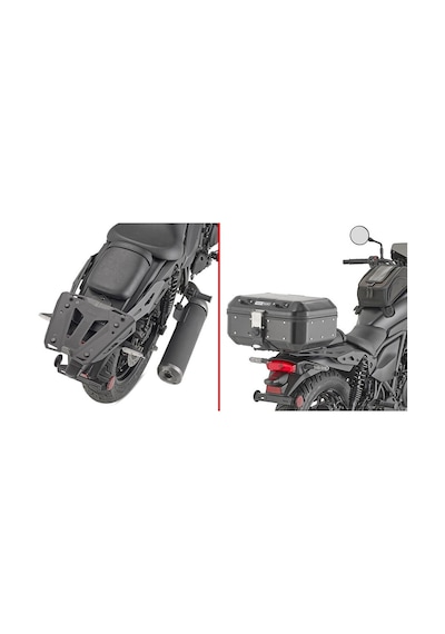 Kawasaki Eliminator 500 24-25 Arka Çanta Demiri Givi Sr4134 Diğer