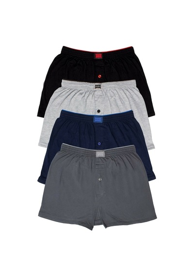 Tutku 4 Lu Penye Boxer Çok Renkli