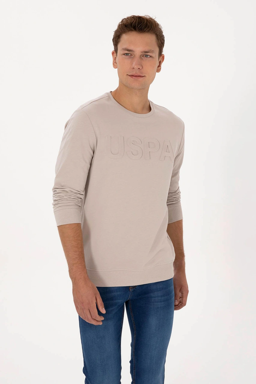U.s. Polo Assn. Jellysk025 Taş Erkek Sweatshirt 2226878 Taş