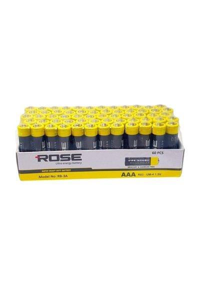 Rose Aaa Ince 1.5v Kalem Pil 60'lı Paket