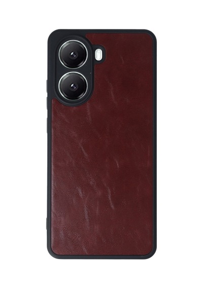 Poco X7 Pro Kılıf Aras Deri Kapak - Bordo Bz8683140842680