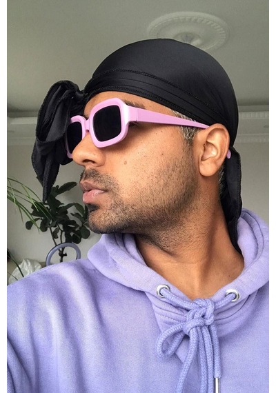Siyah Durag Bandana Siyah Siyah